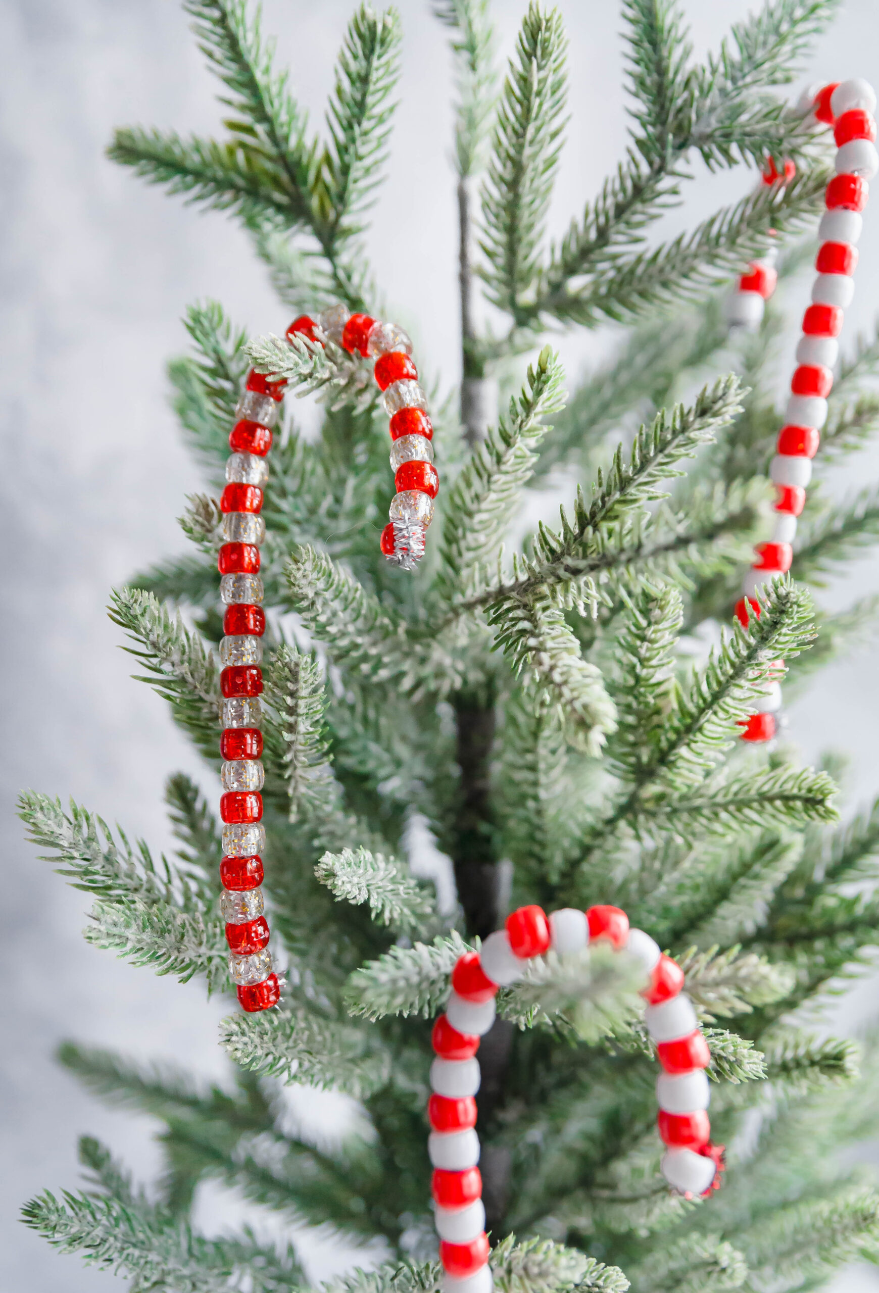 DIY Candy Cane Christmas Ornaments