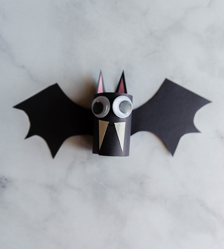 How to Make a Paper Bat [Free Bat Outline!] - My Crafty Mama