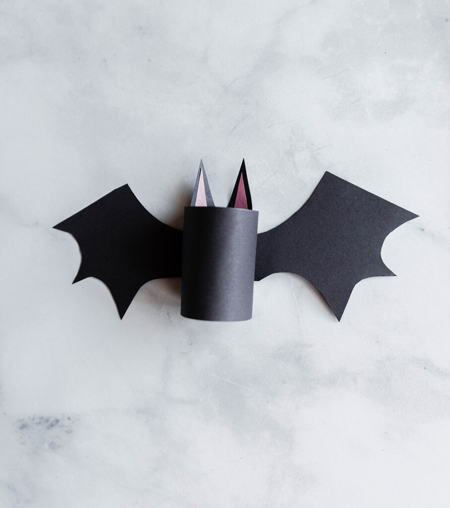 how to make a paper bat